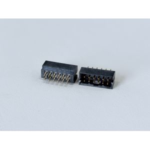 2.00mm Pitch Dual-Row Pin Header Connector, Vertical PCB Mount, 2×6 Pins,