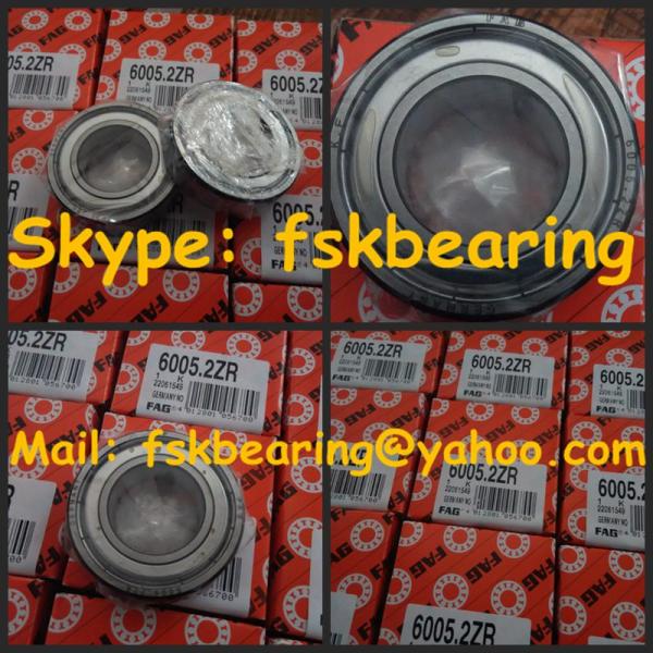 Double Side Steel Shields FAG 6000 Series 6005 2ZR Deep Groove Ball Bearing