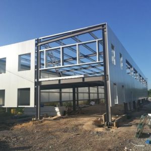 Q355B Steel Frame Multi Story Steel Structure Office Building