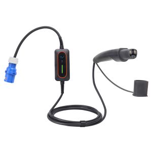 7kW at 32A Or 3.7kW at 16A Mobile Electric Car Charger for 1 Phase Input Voltage