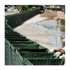 Earthy Welded Gabion Defensive Barriers Rock Cages Container with 4mm Wire Gauge