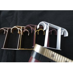 8cmx 7.5cm Ceiling Mount Double Curtain Pole Brackets