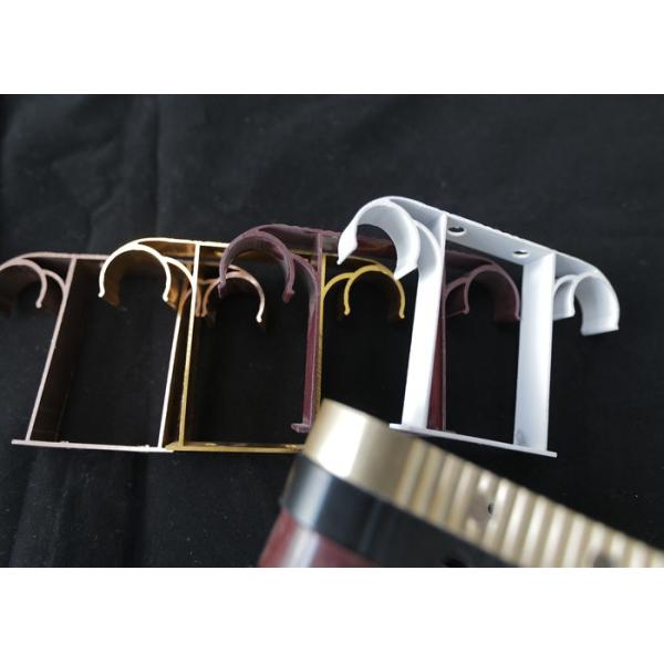 Quality 8cmx 7.5cm Ceiling Mount Double Curtain Pole Brackets wholesale