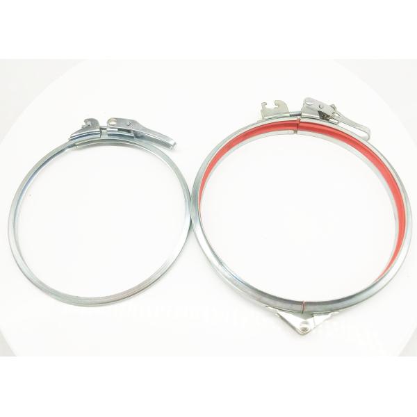 Quality Round 100mm - 600mm Galvanized Steel Pipe Clamp Modular Ducting wholesale