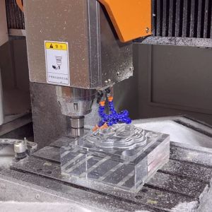 24000rpm spindle speed SD650 3000kg Weight Acrylic CNC Machine with 400kg