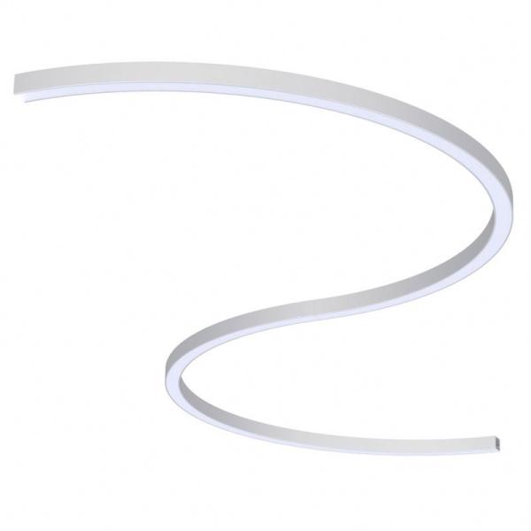 Quality Anodized Aluminum Circular LED Profile , 35×35mm LED Linear Profile wholesale