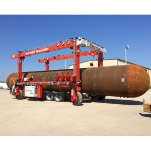 Cheap Wind Power Parts RTG Gantry Cranes In Yard , Hydraulic And All Electric Type for sale