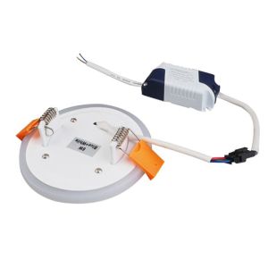 Ultra - Thin Remote Control Dimmable LED Panel Light RGB Double Color