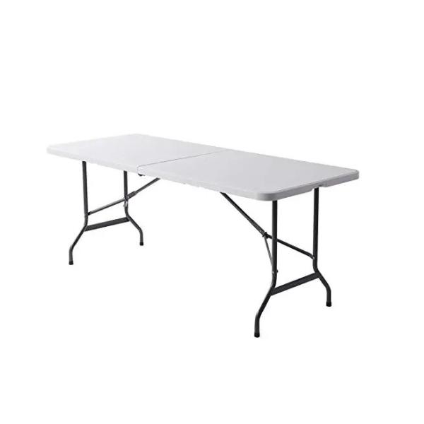 6FT Lightweight Folding Table Modern Design Style Ideal for Outdoor Banquets and