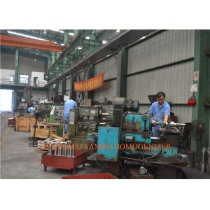 Food Sanitary High Pressure Homogenizer , 40 Mpa Manual Homogenizer