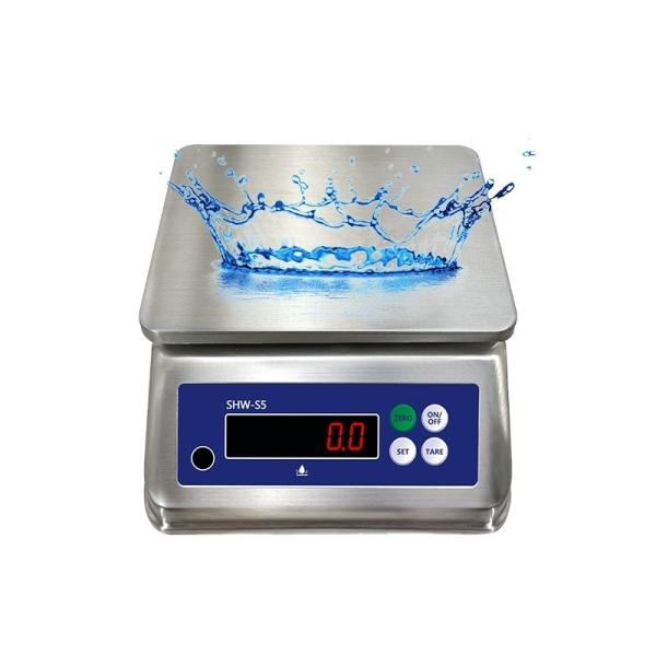 SOHE S5 3KG Stainless Steel Scale with Dual LED Display and IP68 Waterproof