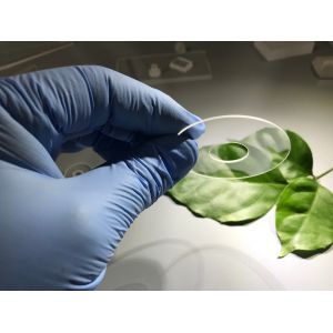 Circular Transparent Sapphire Optical Windows Quartz Material Customized