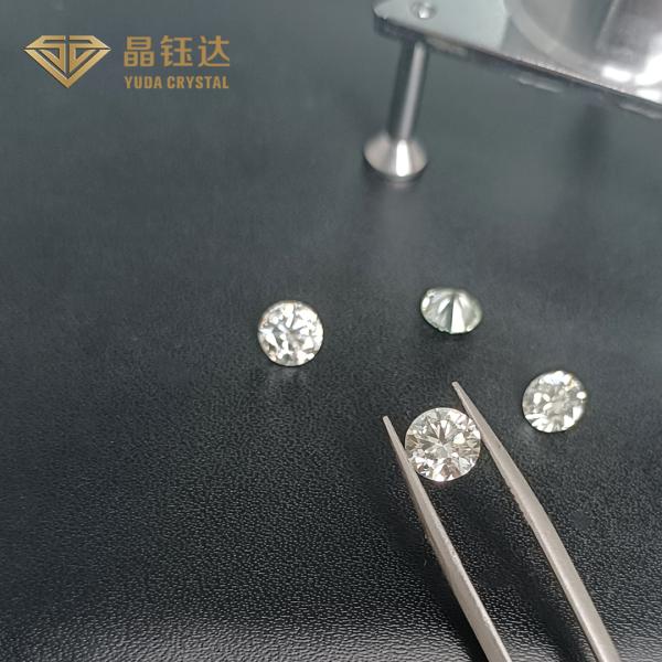 Polish Fancy Cut Lab Diamonds Round Brilliant White Color For Jewelry