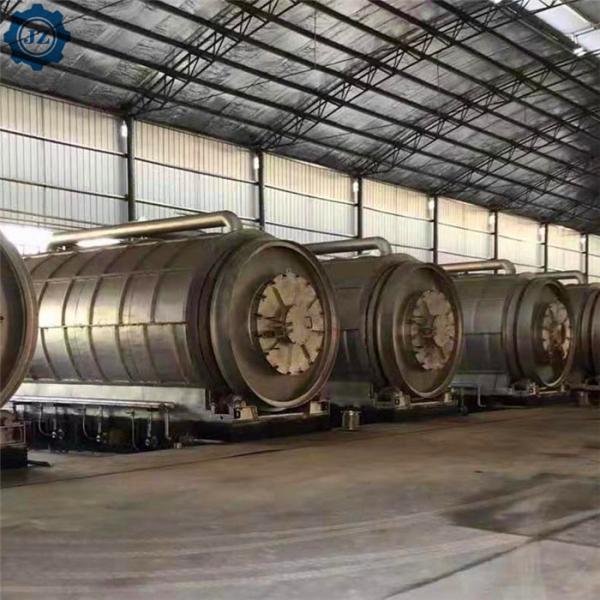 Quality 20T Fully Continuous Waste Tire Plastic Pyrolysis Plant For Fuel Oil wholesale