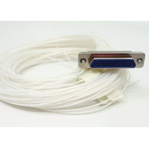 Crimp 51 Pin Contact Micro-D Rectangular J30J Series With 1000mm Wire Length