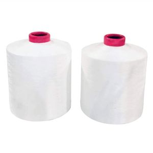 Cheap 150D/48F, 150/48/2, 300/96 300/96/2 NIM HIM Raw White 100% Polyester DTY Yarn for sale