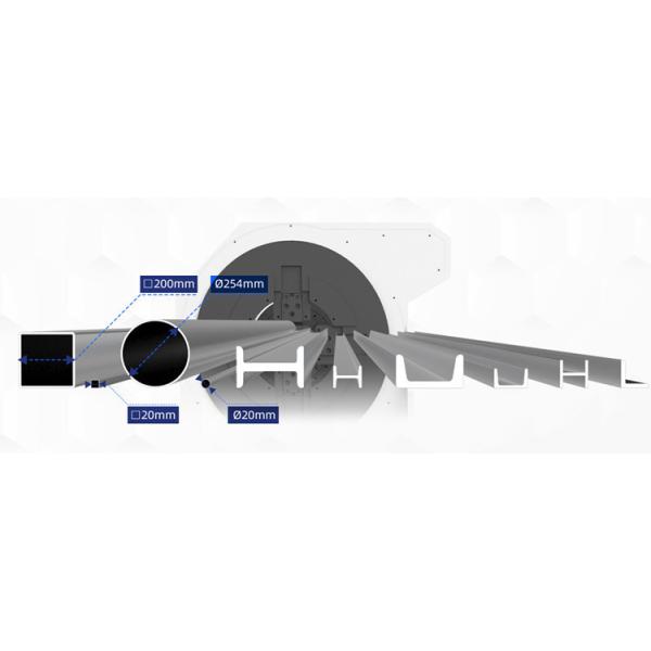 Quality Fiber Laser Pipe Cutting Machine With FSCUT5000B Control Software wholesale