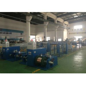 China 100M / Min Tube Wire Annealing Machine Sky Blue With Brush Pay Off Method on sale