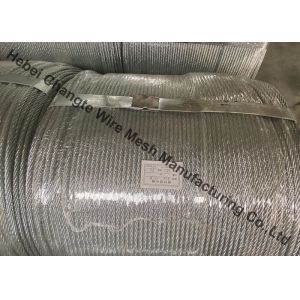32mm 6X37 Non Alloy Bright Galvanized Steel Wire Rope