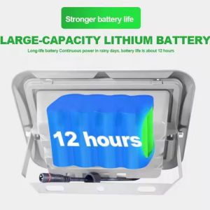 Waterproof Solar Flood Light Low Maintenance LED Yard Flood Lights High