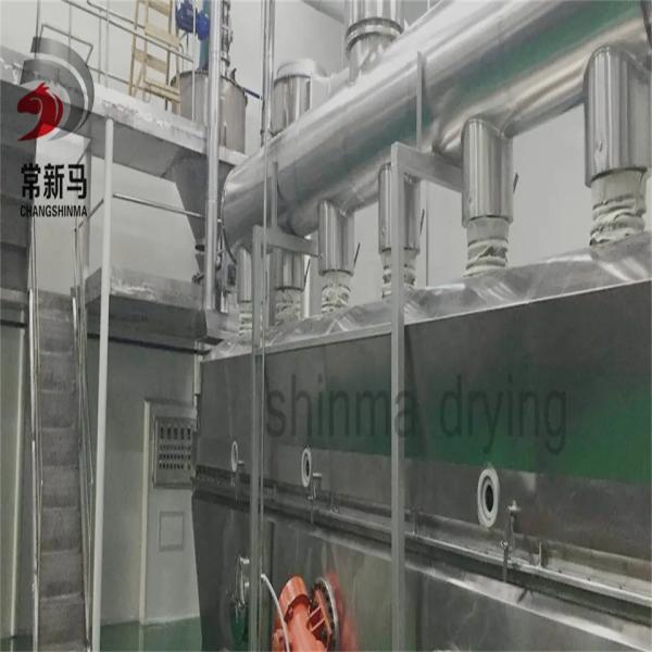 Horizontal Spices Horizontal Shake Vibrating Fluidized Bed Dryer Fluid Calcium