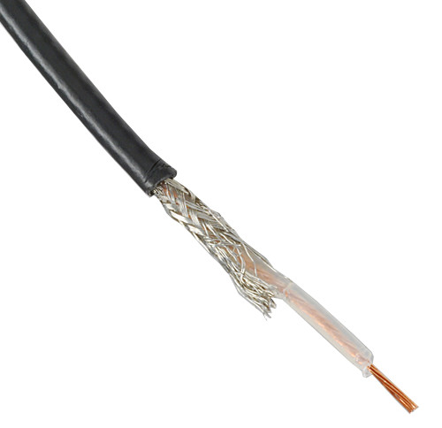 Quality RG174 Coaxial Cable 7×0.16mm Bare Copper with 95% Tinned Copper Braid for GPS wholesale