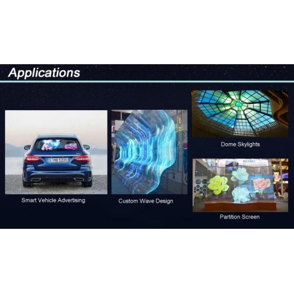 High Brightness Indoor Outdoor SMD P3.9-7.8 Full Color Video Wall Glass LED Mesh Transparent LED Display Screen