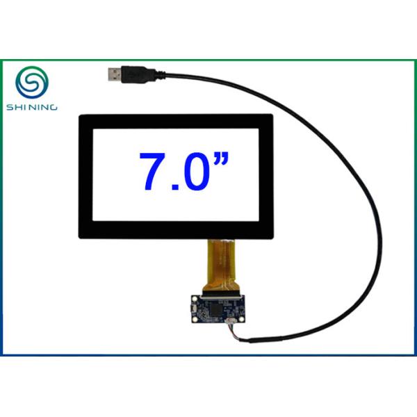7" USB Interface Multi Touch Panel Glass With Projected Capacitive Technology