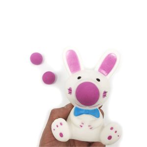 Pvc Animal Squeeze Rubber Shooting Popper Ball Custom Color Vinyl Gift