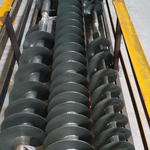 Continuous Cold Rolled Flight Sus304 Spiral Blade Centerless Screw Ground