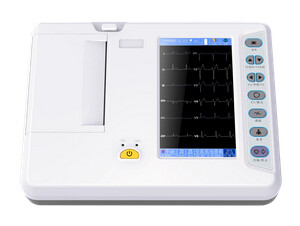 Medical Portable 12 Lead Ecg Monitoring System 6 Channel With 6 Languages