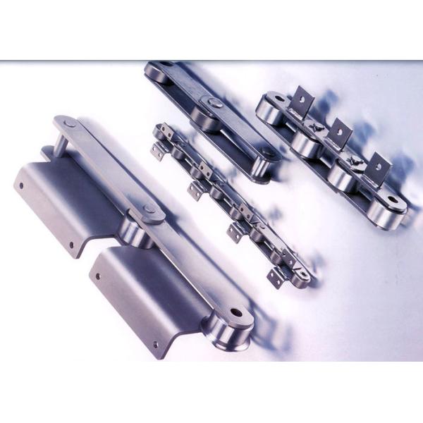 Quality Stainless Steel Double Pitch Roller Chain Machined With Custom Attachments wholesale