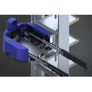 3.5m Shelves Automated Warehousing System CTU Robot Load / Unload Speed 25 - 30