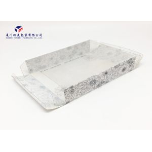 Multifunctional Plastic Retail Packaging Boxes Silver Hot Stamping On Front Side