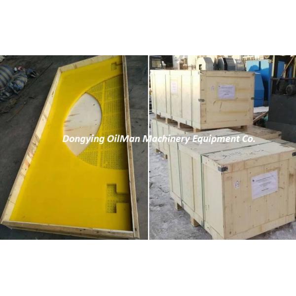 Polyurethane Rubber Drilling Floor Mat Anti Slip 1490mm Width