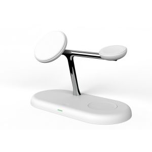 ABS Zinc Alloy Material All In 1 Magnetic Fast Wireless Charger Charging