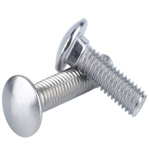 Handan Fastener 's DIN603 Carriage Bolt with ZINC Plated Finish and ISO9001