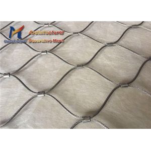 2.0mm Stainless Steel Rope Mesh Balustrading Balcony Railing Stair Infill Cable
