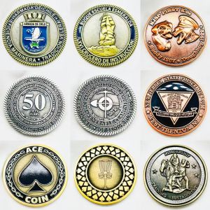 Personalized Custom Metal Soft Enamel Coins Manufacture Coin Challenge Double