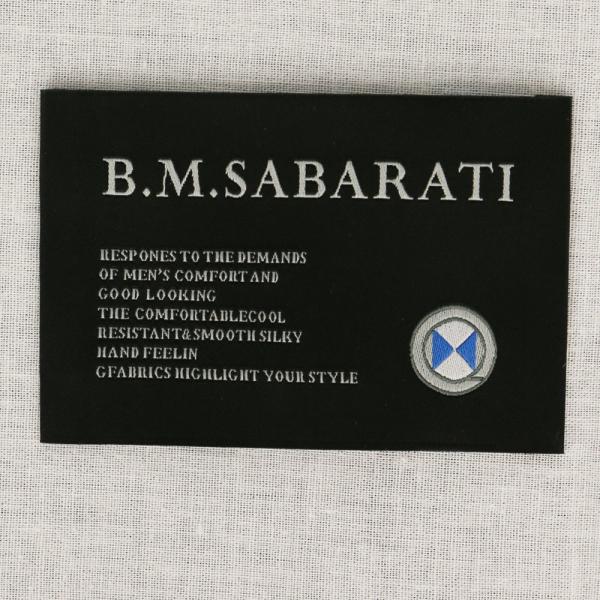 100% Polyester Straight Cut Fabrics Woven Neck Labels for Clothing Garments