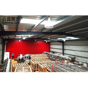 China Bending Welding Prefab Steel Warehouse Buildings Godown Steel Structures on sale