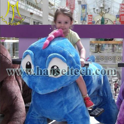Quality Hansel coin operated plush animals toy ride spare parts elephant riding kid car wholesale