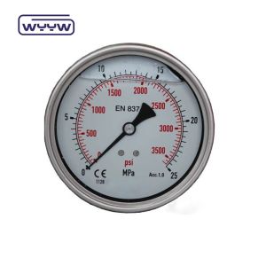 2.5" Stainless Steel Liquid Filled Pressure Gauge Manometer Glycerin Pressure