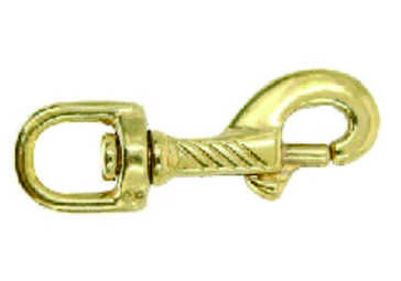 Quality Heavy Duty Solid Brass Snap Hook Swivel Bolt Snaps Spring Release wholesale