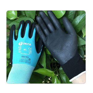 China Nylon Fiber Foam Nitrile Gloves on sale