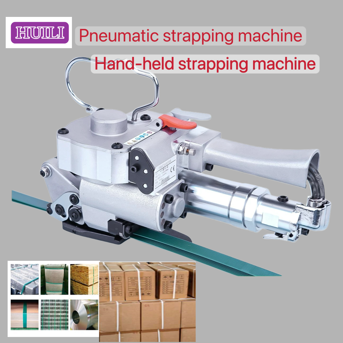 Cheap PP And PET 13-25mm Pneumatic Strapping Machine Handheld Strapping Machine for sale