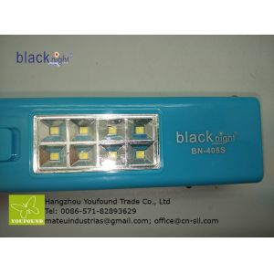 BN-408S Emergency Lighter Solar Torchlight LED Flashlight with Side Lamp