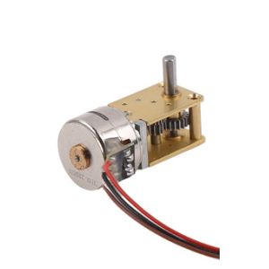 18 Degree Step Angle Micro Stepper Motor 15mm Diameter With Worm Gear Box