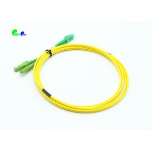 FTTH Singlemode Duplex E2000 Fiber Optic Patch Cable APC 3.0mm Optical Jumper