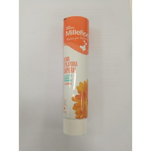 Quality Toothpaste Round Abl Packaging , Laminate Tube Packaging D35 With Smooth Cap wholesale